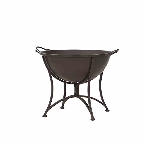 Siena Garden Braséro Effet Ancien 64,5 x 53,5 x 48,5 cm Marron Rouille