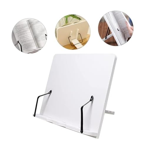 Adjustable Wooden Book Stand for Reading