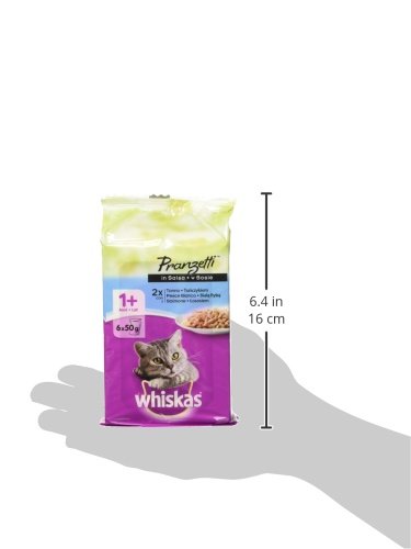 Whiskas Cibo per Gatti Selezione Pesce in Salsa, 6...