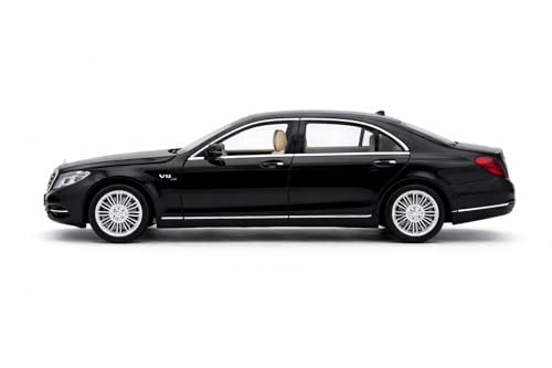 Image of Wizplex MSZ Official Licensed Mercedes S 600 Diecast Model Car 1:32 Scale | Light & Sound | Pull Back Action | Metal Luxury Sedan Toy | Collectible Display & Gift