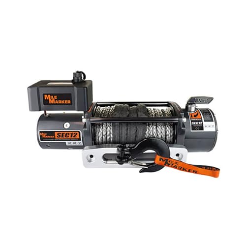TrendsAuto Winch Sintético 12,000 lbs con Protector Neopreno miniatura 2