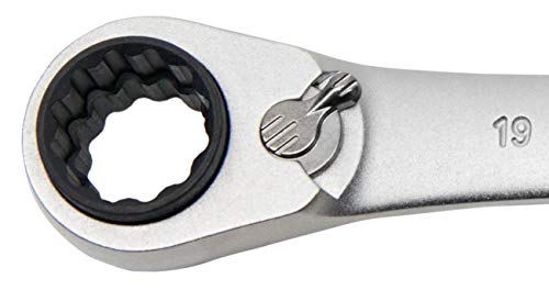 Ringratschenschlüssel WHB Tools 491019 4-in-1 mit Umschaltmechanismus