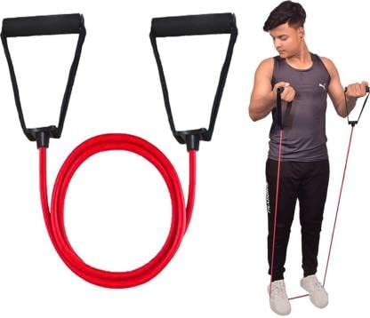 Shopeleven Resistance Tube with Foam Handles | Fitness Equipment |Resistance Band for Workout, Suitable for Home and Gym for Men and Women, Multipurpose Resistance Tube Band (Pack of 1, Red) (B0BK1DCGY8) Amazon Price History, Amazon Price Tracker