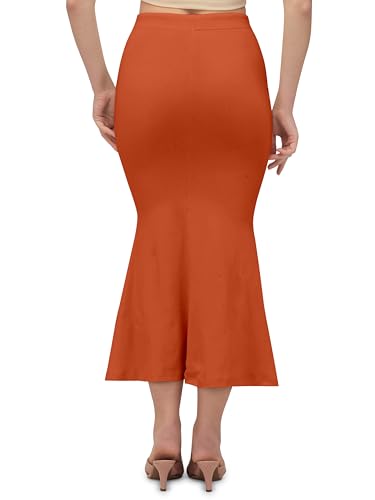 Image of Mehrang Stretchable Saree Shapewear Petticoat for Women, Cotton Blended,Petticoat,Skirts for Women,Shape Wear Dress for Saree