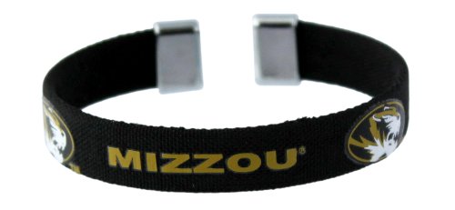 NCAA Missouri Tigers Ribbon Band Bracelet