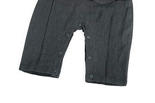 Kantenia Garotos bebês Jumpsuits com Bow Manga curta Camisa Branca Infantil Infantil e geral