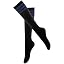 1 Pair-black With 3 Blue Stripes