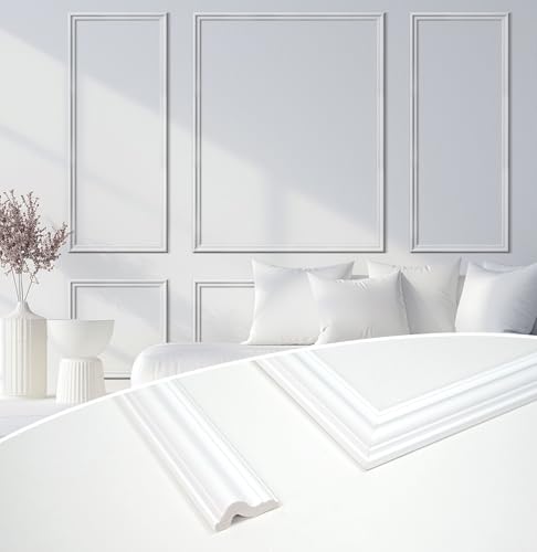 STICKGOO Pre-Cut Wall Panel Molding Set of 6 Frames –