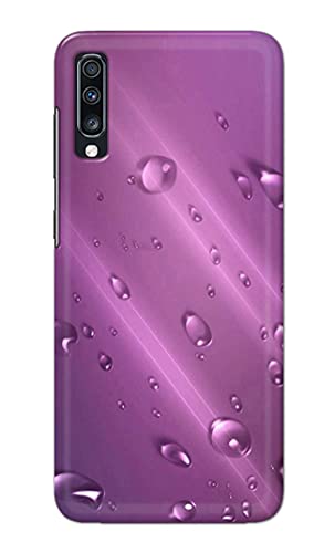 Image of PRINTFIDAA Water Bubbles in Lilac Background Printed Designer Hard Back Case Cover for Samsung Galaxy A70 / Samsung A70s, SM-A705FN / DS, SM-A705YN -(SS) MVN1005