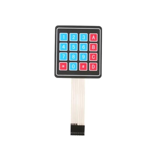 Clavier matriciel 4x4 interrupteur à membrane et panneau LED pour projets de bricolage