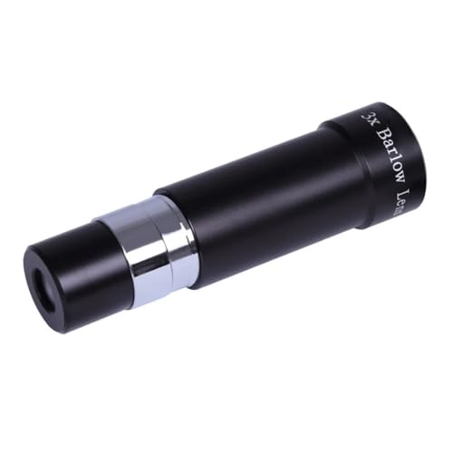 Lente Barlow 3X para accesorios para telescopios de 1,25 pulgadas ideales para ver la Luna