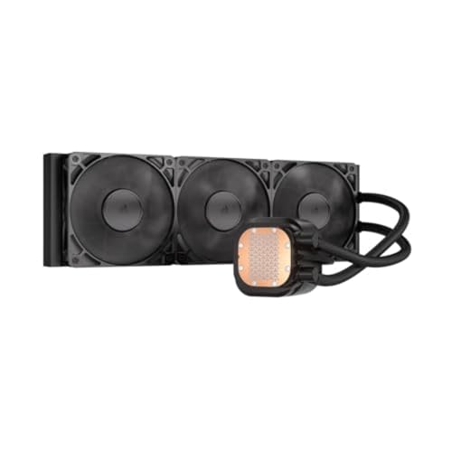 Image of CORSAIR Nautilus 360 RS Liquid CPU Cooler - 360mm AIO - Low-Noise - Direct Motherboard Connection - Daisy-Chain - Intel LGA 1851 /1700, AMD AM5 /AM4 - 3X RS120 Fans Included - Black