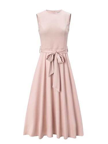 Image of Women's A-Line Midi Dresses, Cocktail Formal Wedding Guest Party Dress