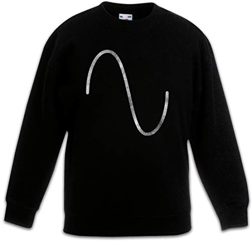 Sweat-shirt Wave Sine pull enfants garçon fille vêtement chaud à col rond