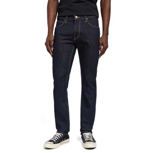 Jean Lee Luke pour homme : coupe slim fuselée en denim extensible