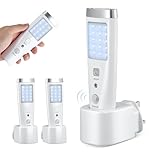 2 Pack LED Night Light Plug in Wall,4 Function Motion Sensor Night Light with Rechargeable Plug Base,Power Failure Light, Torch and Work Light,Emergency Plug in Lights for Hallway,Stair,Bedroom