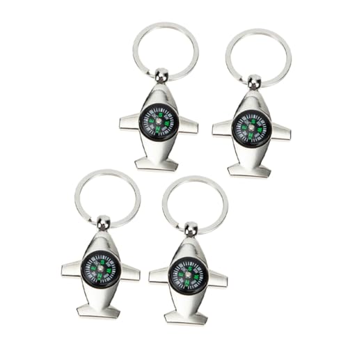 Juego de 4 brújulas pequeñas para camping y senderismo miniatura 1