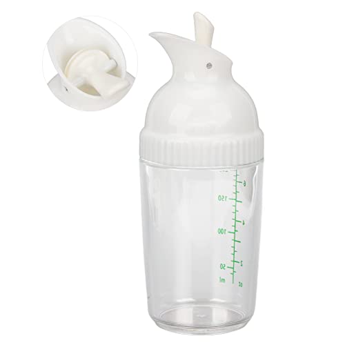 ZJchao Coctelera para Aderezo para Ensaladas de 200 Ml, Contenedor para Mezclar, Servir y Almacenar Condimentos, con Material ABS PP Resistente a Caídas Apto para Lavavajillas Hermético