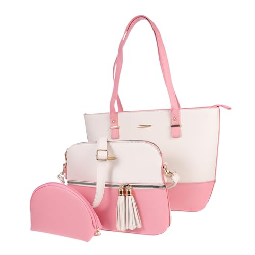Sac bandoulière main pour femme et son ensemble de rangement assorti