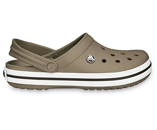 Image of Crocs Unisex Adult Crocband Clog 11016-260 Khaki M9W11