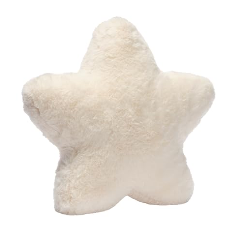 Lambs & Ivy Star Pillow Plush - Ultra Soft Creamy White - Image 3