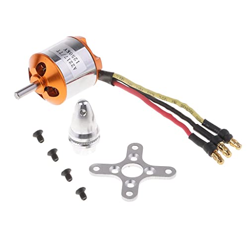 Metal A2217 1250KV Brushless Motor for Fixed Wing 9'' Propeller 9050