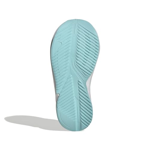 adidas Tênis de corrida unissex infantil Duramo Sl, Núcleo preto/rosa fusão/branco, 3 Little Kid
