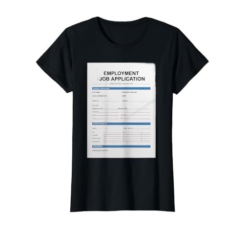 Job Application Meme Jump Scare Job Memes Funny Costume T-Shirt, Women, Black, X-Small