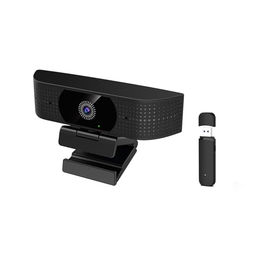 1080P Wireless Webcam for PC, Webcam with...