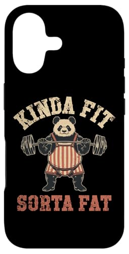 Kinda Fit Sorta Fat Funny Panda W tBbglX EGCgteBO X}zP[X iPhone 17 p