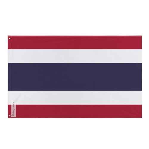 Drapeau Thaïlande en polyester pour décoration restaurant et jardin