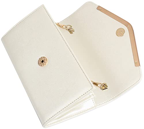 Image of Clutch Purse Evening Bag for Women，Envelope Handbag With Detachable Chain | With Detachable Chain