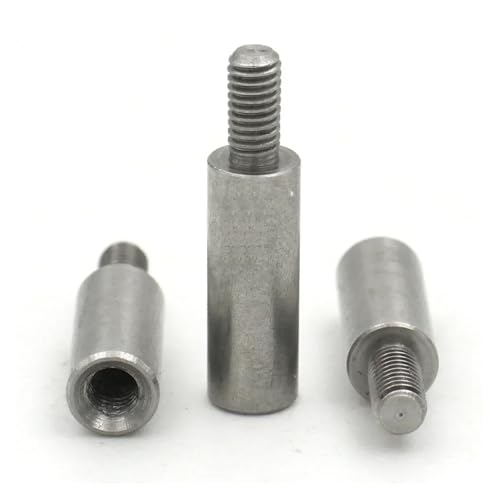 10pcs/20pcs M3 M4 304 Stainless Steel Round Standoff Male to Female Standoff Screw(20pcs,M4x 30 (Plus 6mm))