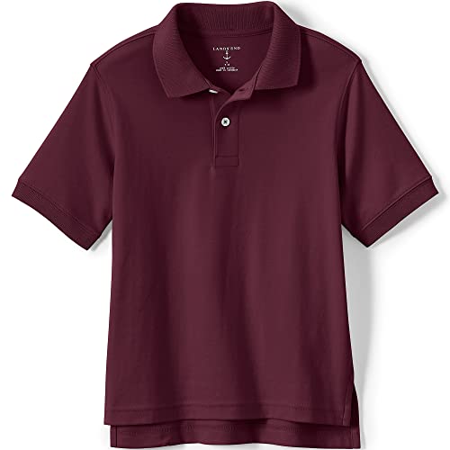 Image of Lands' End School Uniform Kids Short Sleeve Interlock Polo Shirt