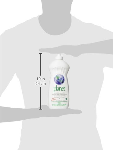 Planet Dishwashing Liquid, Free & Clear, Certified Biodegradable, 25oz