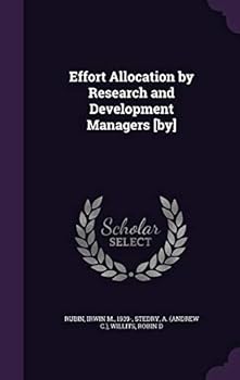 Hardcover Effort Allocation by Research and Development Managers [by] Book
