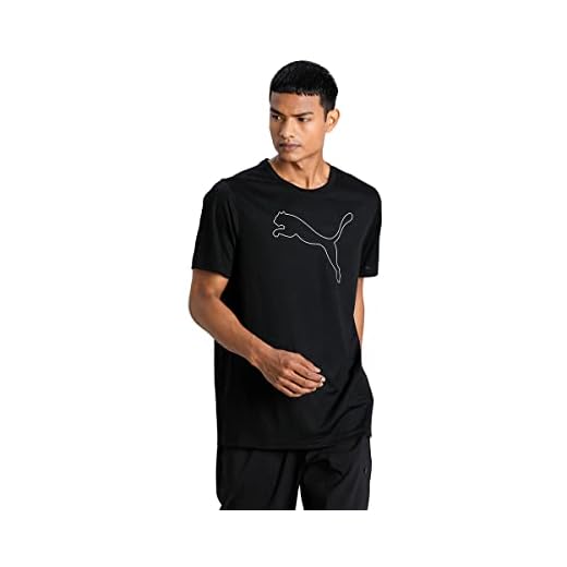 PUMA Performance Cat tee M Camiseta, Hombre, Black