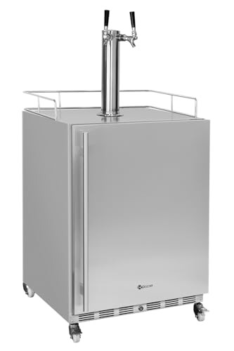 Kegco 24 Inch Dual Tap Outdoor Kegerator