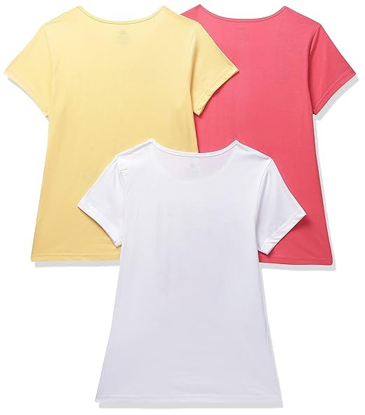 Image of Clotth Theory Girls Super Combed Cotton Regular Fit Round Neck Printed Short Sleeve Tshirt -Combo Pack of 3