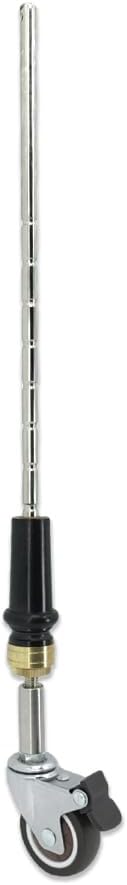 Carbon Fiber Upright Double Bass Endpin Support Tools with 360° Light Wheel In 4/4 3/4 Size (Double Bass Endpin with Wheel)