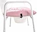 Bedside Commode Seat Cushion, Soft Seat Pad Cover Toilet Seat Cushion with Fixed Straps, Comfortable Commode Padded Seat, Waterproof Padded Cushion for Commode Chair