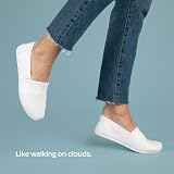 TOMS Damskie płócienne espadryle z bawełny z recyklingu, biały, 11