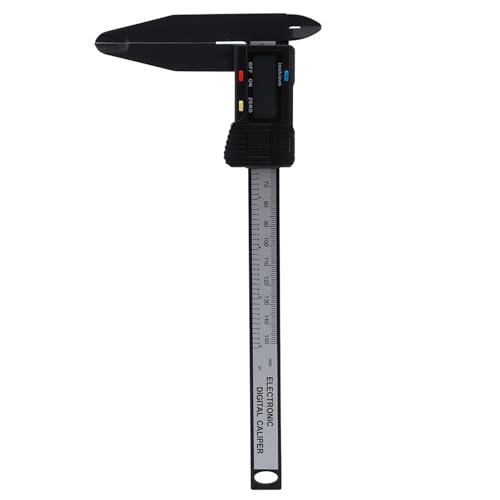 TZOXTLH Regla de carbono con calibrador electrónico digital de 150 mm/300 mm con herramienta de medición de mandíbula larga (Pinza de carbono con garra larga de 150 mm)