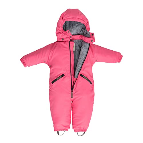 OAKI Snow Suit Kids - Toddler Snowsuit - One Piece Insulated Jacket/Pant for Girls & Boys, Park City Pink, 2 Toddler