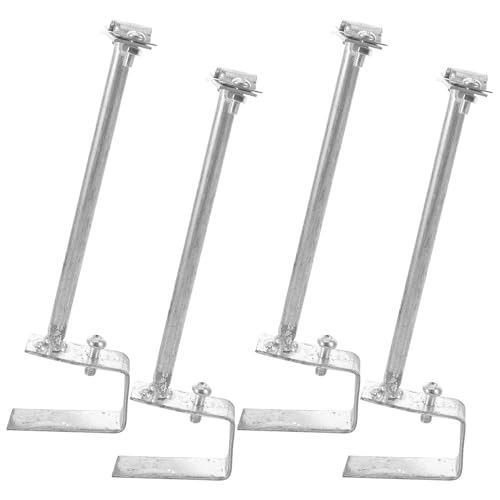 Soporte para pararrayos SHINEOFI ajustable de montaje rápido en hierro, pack de 4