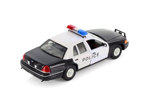 1999 Crown Victoria Police Modelo a Escala 1:24 miniatura 6