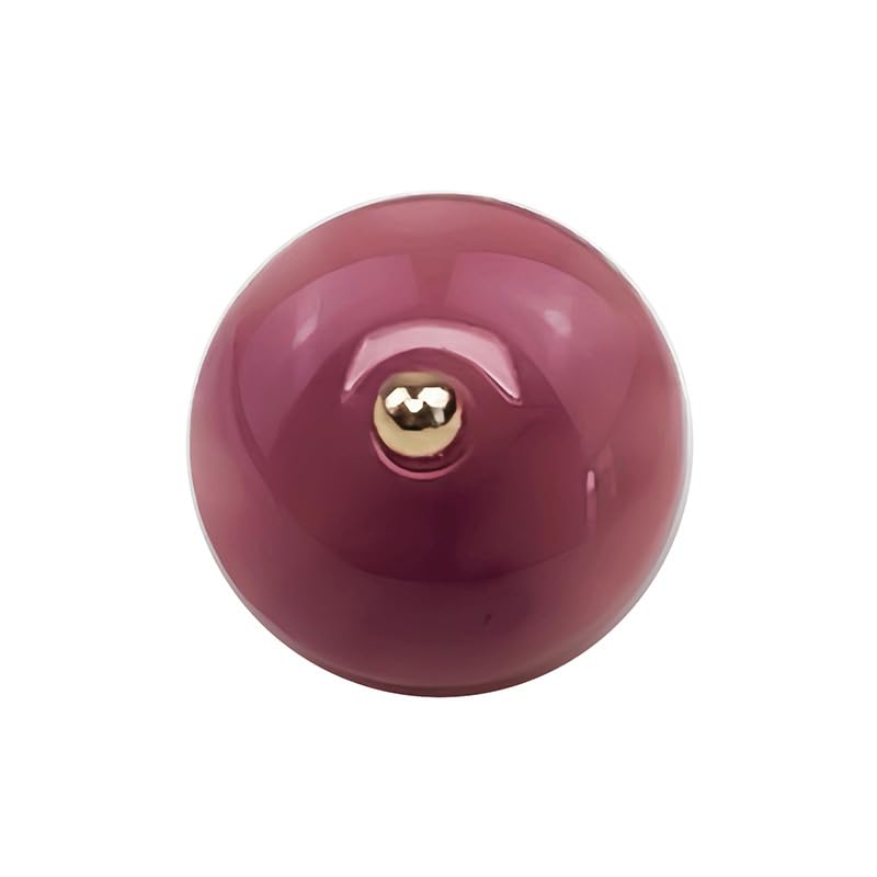 Guziki perłowe, 30 szt. 10 * 6 mm fioletowo-zielone małe okrągłe guziki do rękodzieła z żywicy na trzonku(Red)