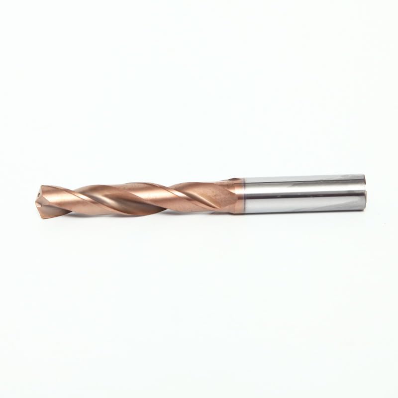 KLOT Solid Carbide Twist Drill Bit with TiCN Coating 2 Internal Coolant Holes (1.5mm-20.0mm) – Durable High-Speed Precision Drilling (D2.9x17xSD3xL60)