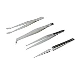 4 tlg Uhrmacher Pinzetten Satz