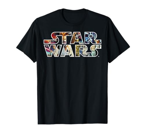 Star Wars Classic Artwork Logo Camiseta para mujer